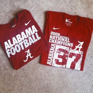 Two Nike Roll Tide T shirts!